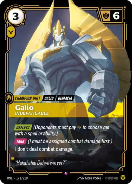 Galio - Indefatigable 171/219 (Unleashed)