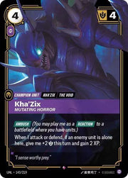 Kha'Zix - Mutating Horror 143/219 (Unleashed)