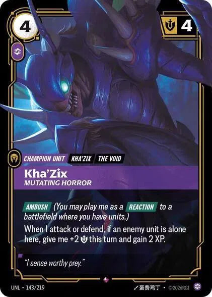 Kha'Zix - Mutating Horror 143/219 (Unleashed)