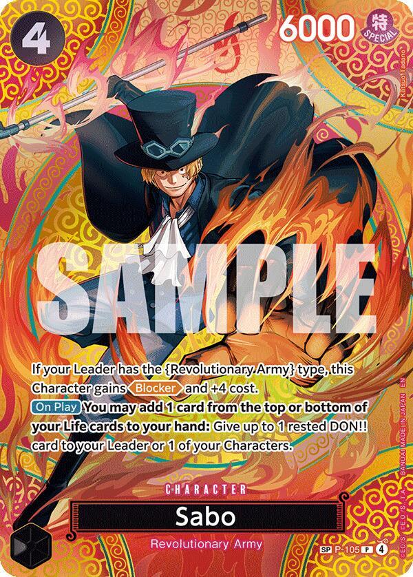 One Piece - Sabo (P-105) (SP) - Adventure on Kami's Island (OP15-EB04)