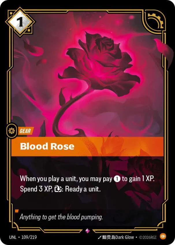 Blood Rose 109/219 (Unleashed)