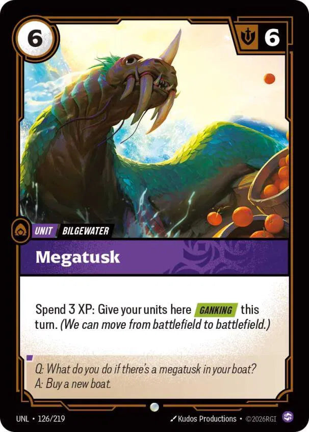 Megatusk 126/219 · Foil (Unleashed)