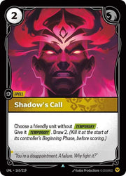 Shadow's Call 165/219 · Foil (Unleashed)
