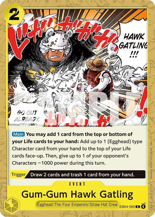 Gum-Gum Hawk Gatling EB04-060 (Adventure on Kami's Island)