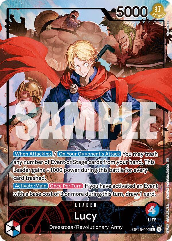 Lucy (Alternate Art) OP15-002 (Adventure on Kami's Island)