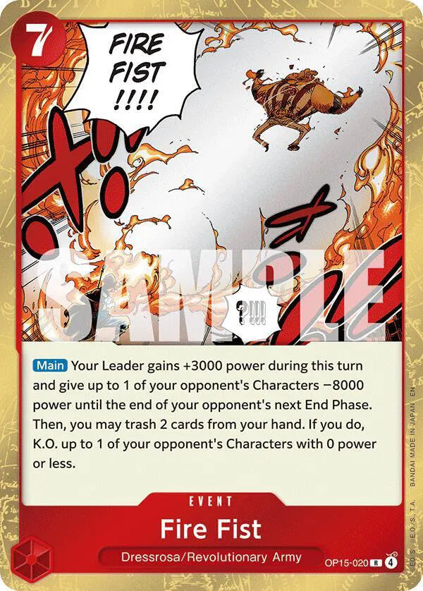 Fire Fist OP15-020 (Adventure on Kami's Island)
