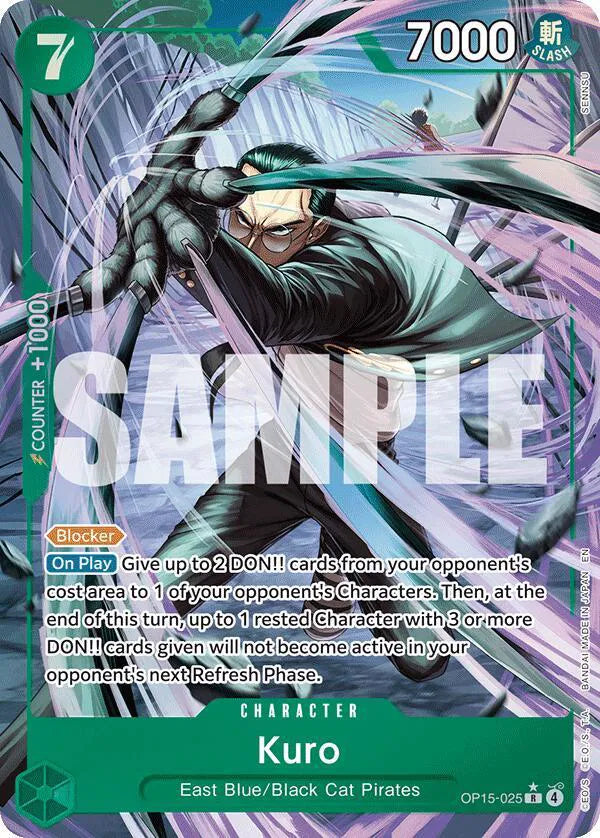 Kuro (Alternate Art) OP15-025 (Adventure on Kami's Island)