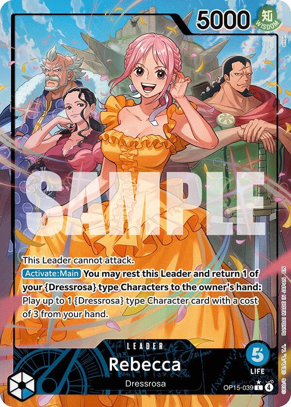 Rebecca (OP15-039) (Alternate Art) Adventure on Kami's Island L OP15-039