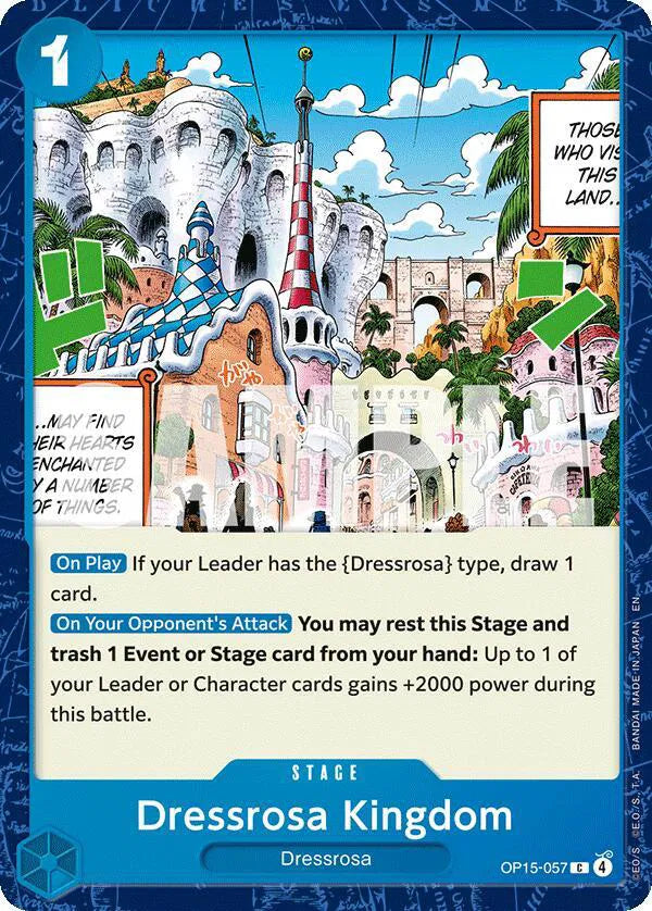 Dressrosa Kingdom OP15-057 · Normal (Adventure on Kami's Island)