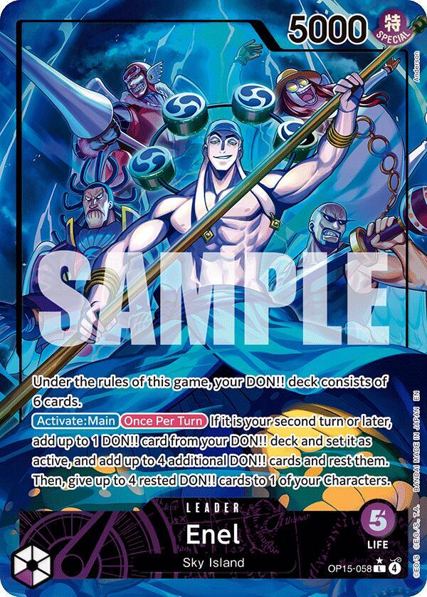 Enel (OP15-058) (Alternate Art) (Adventure on Kami's Island)