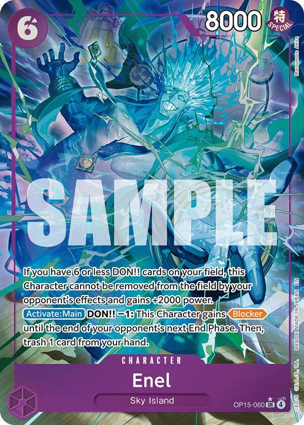 Enel (OP15-060) (Alternate Art) (Adventure on Kami's Island)