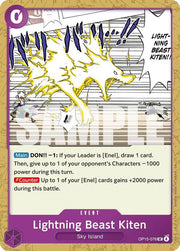 Lightning Beast Kiten OP15-076 (Adventure on Kami's Island)