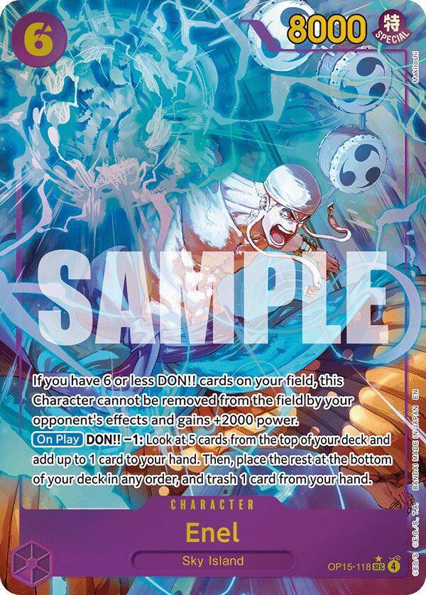 Enel (OP15-118) (Alternate Art) · Foil (Adventure on Kami's Island)