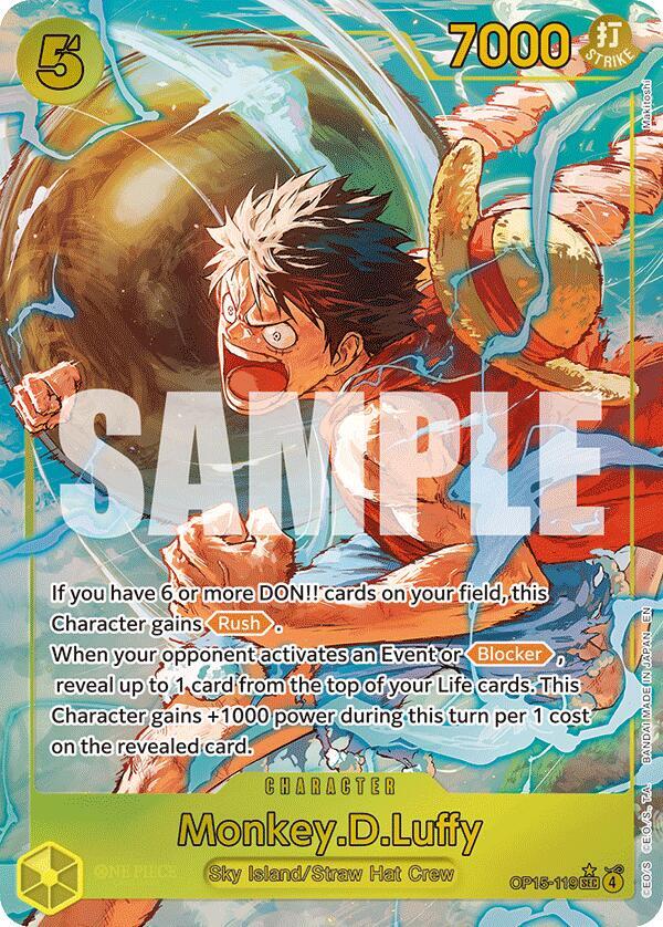 Monkey.D.Luffy (OP15-119) (Alternate Art) (Adventure on Kami's Island)