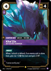 Kha'Zix - Mutating Horror (Alternate Art) 143a/219 (Unleashed)