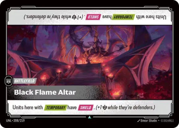 Black Flame Altar 208/219 · Foil (Unleashed)