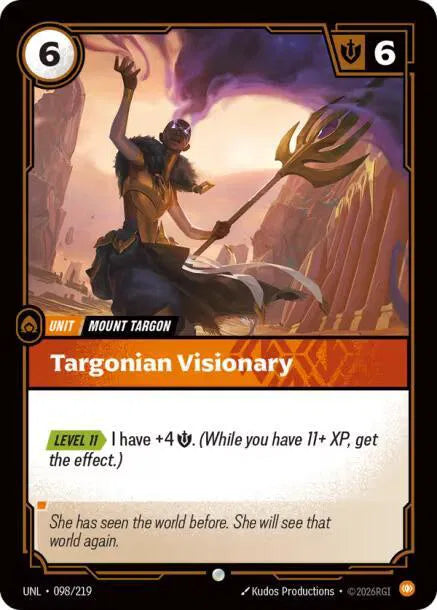 Targonian Visionary 098/219 · Foil (Unleashed)