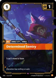 Determined Sentry 111/219 (Unleashed)