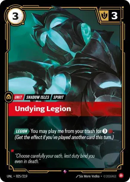 Undying Legion 025/219 (Unleashed)