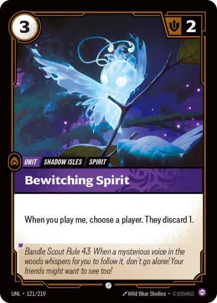 Bewitching Spirit 121/219 · Foil (Unleashed)