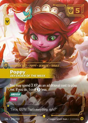 Poppy - Defender of the Meek (Alternate Art) 178a/219 · Foil (Unleashed)