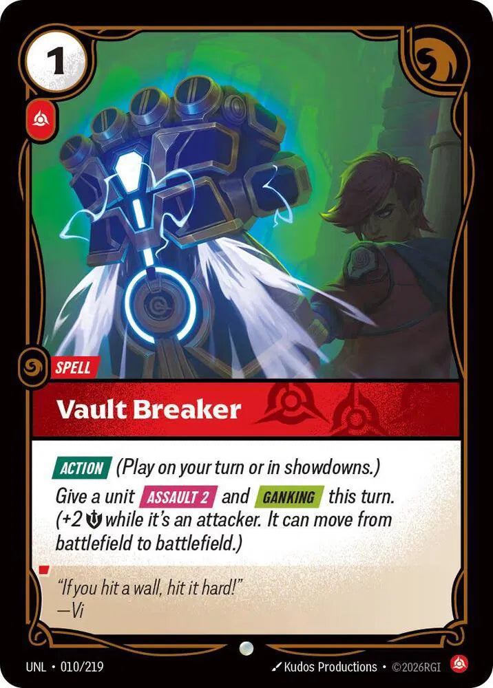 Vault Breaker 010/219 · Normal (Unleashed)