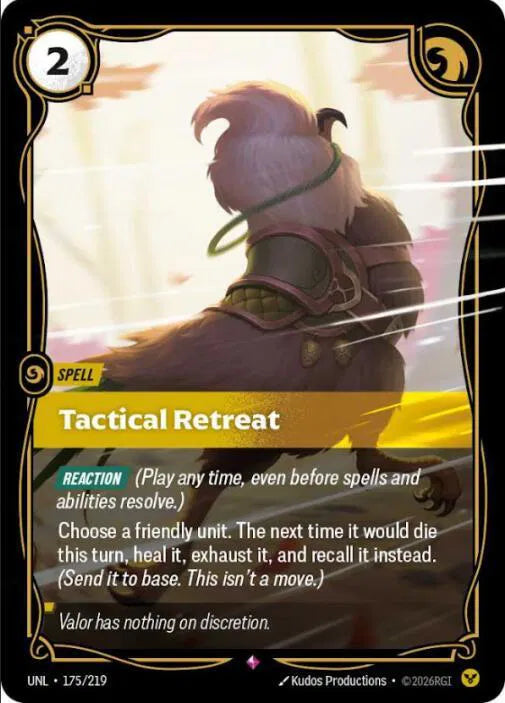 Tactical Retreat 175/219 (Unleashed)