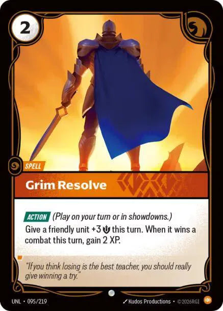 Grim Resolve 095/219 · Foil (Unleashed)