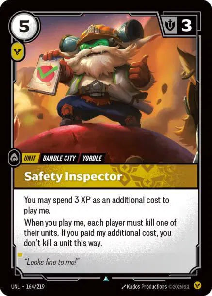 Safety Inspector 164/219 · Foil (Unleashed)