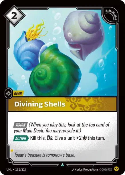 Divining Shells 161/219 · Normal (Unleashed)