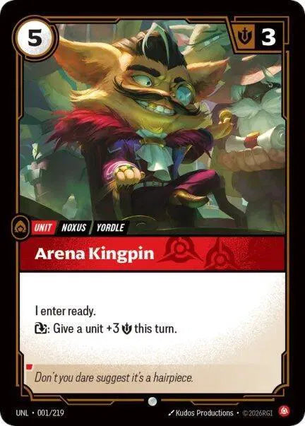 Arena Kingpin 001/219 · Normal (Unleashed)