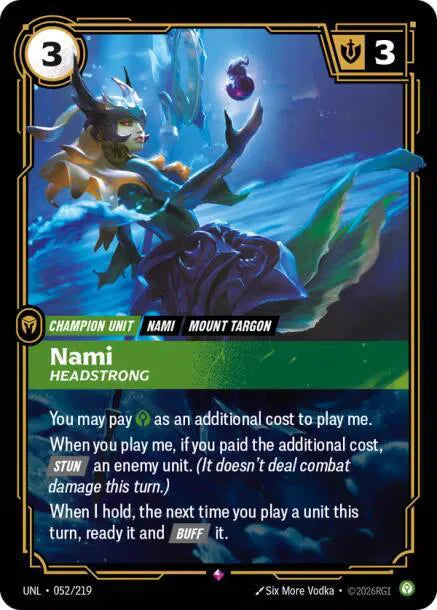 Nami - Headstrong 052/219 (Unleashed)