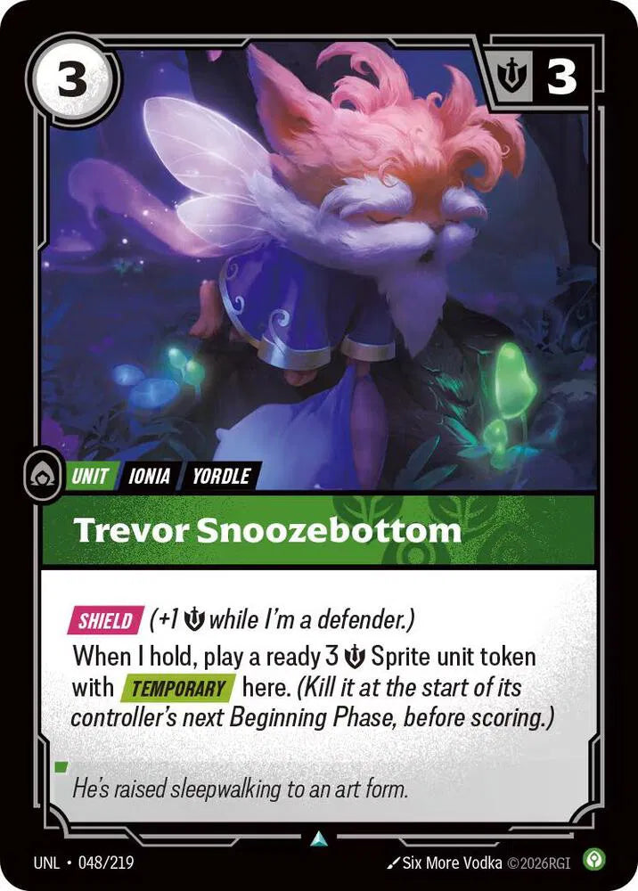 Trevor Snoozebottom 048/219 · Normal (Unleashed)