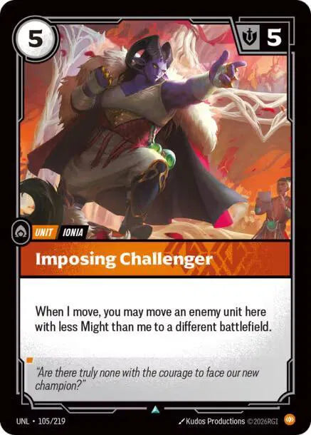 Imposing Challenger 105/219 · Foil (Unleashed)