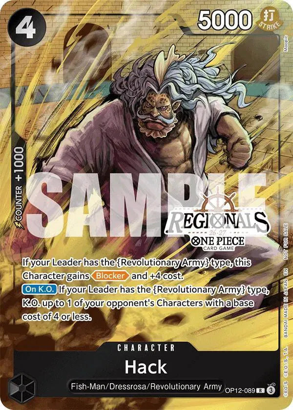 Hack (Regional Participation Pack 2026 Vol.1) OP12-089 (One Piece Promotion Cards)