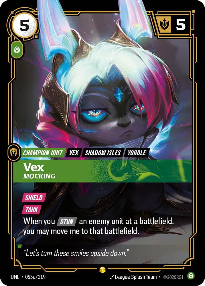 Vex - Mocking (Alternate Art) 055a/219 (Unleashed)