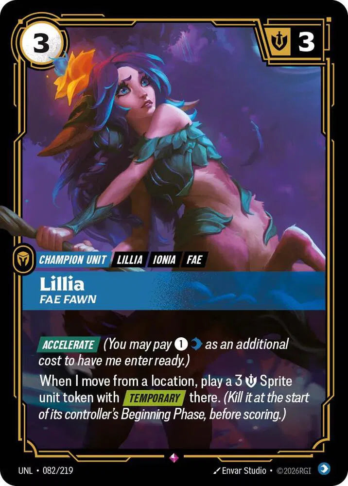 Lillia - Fae Fawn 082/219 (Unleashed)
