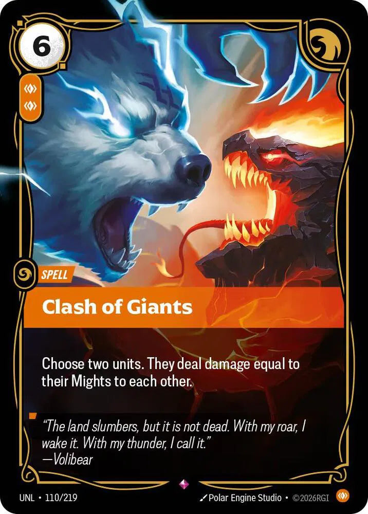 Clash of Giants 110/219 (Unleashed)