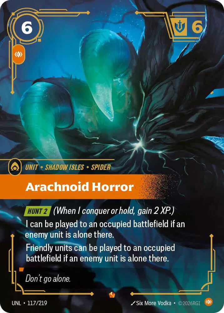 Arachnoid Horror 117/219 (Unleashed)