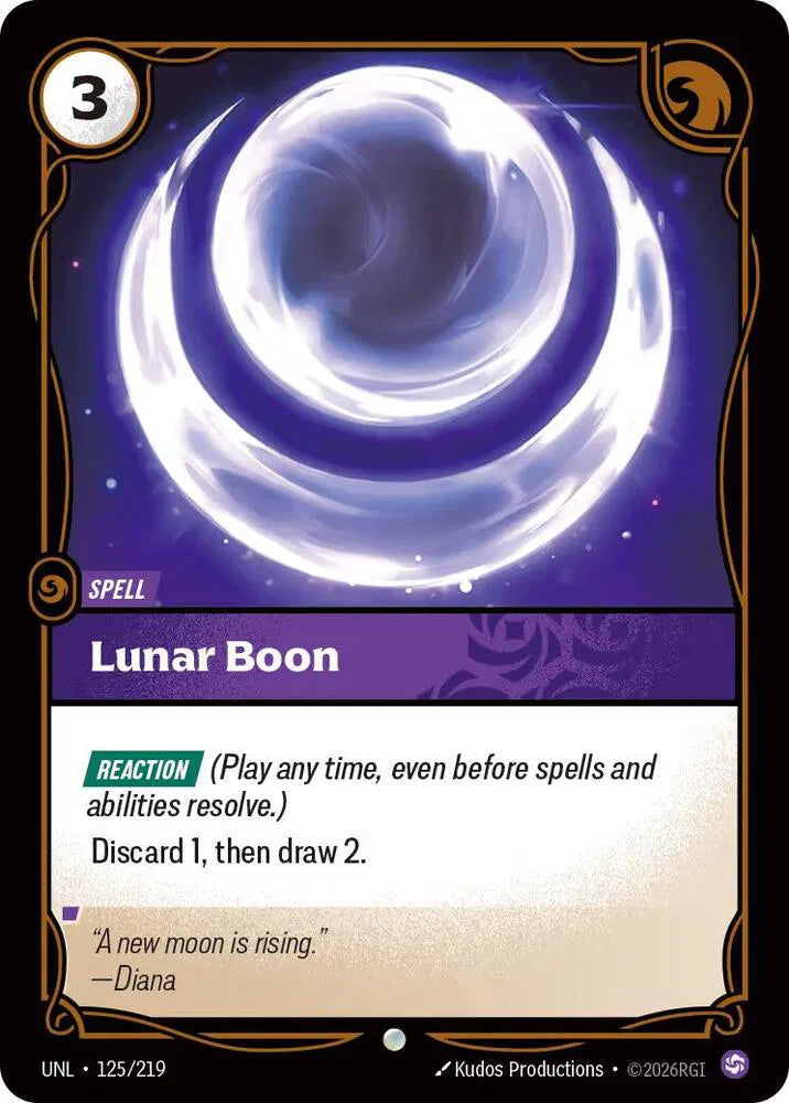 Lunar Boon 125/219 · Foil (Unleashed)