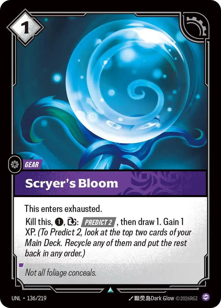 Scryer's Bloom 136/219 · Normal (Unleashed)