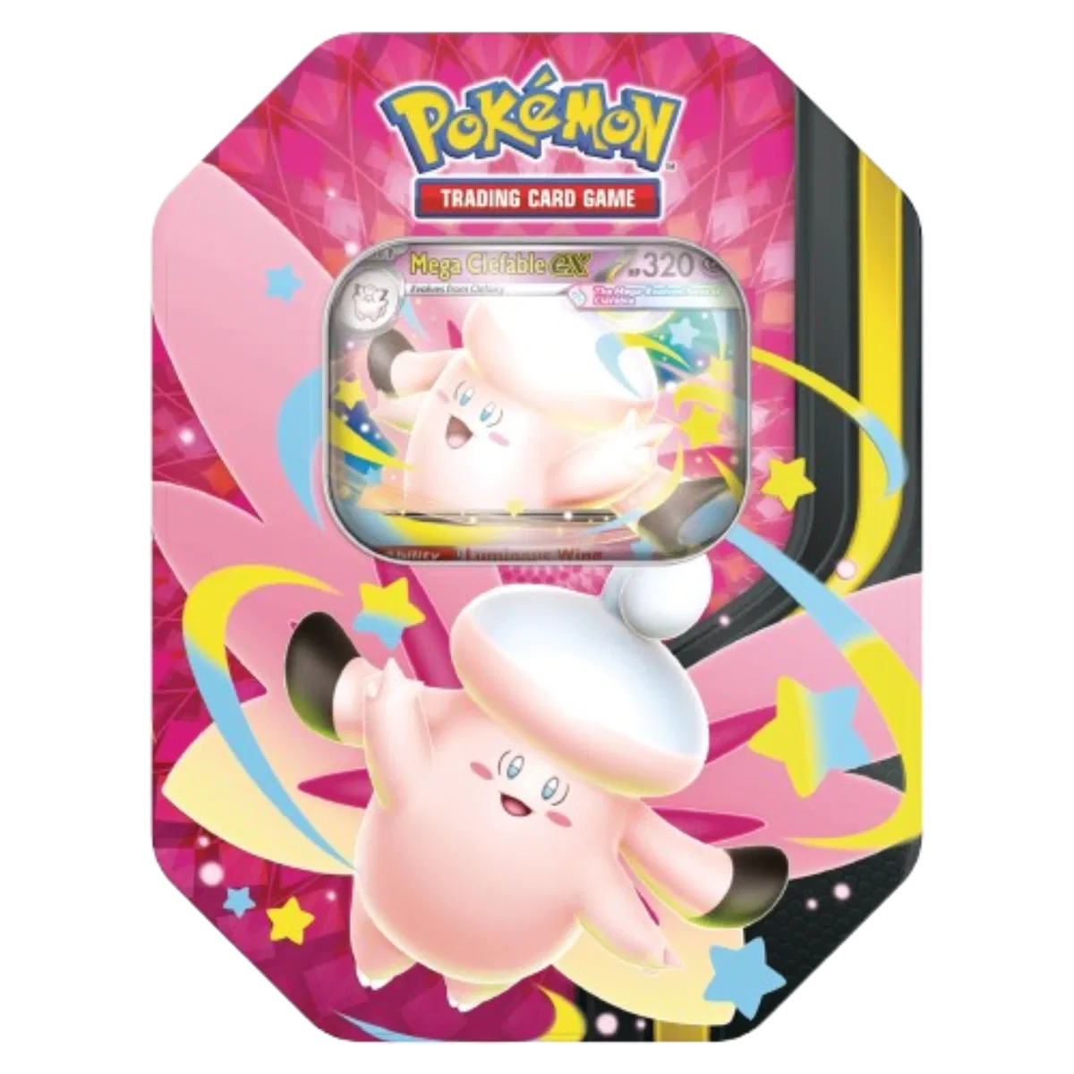 Mega Moonlit Tin [Mega Clefable ex] (Miscellaneous Cards & Products)