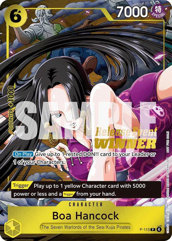 Boa Hancock (OP15 Release Event Winner) P-115 (One Piece Promotion Cards)