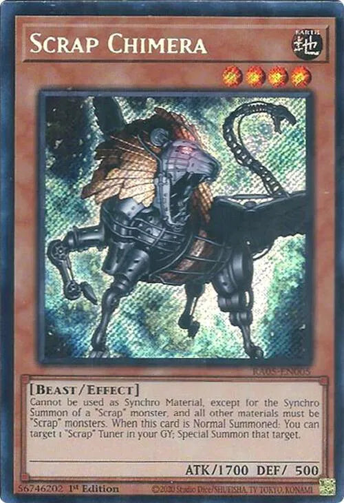 Scrap Chimera (Secret Rare) RA05-EN005 (Rarity Collection 5)