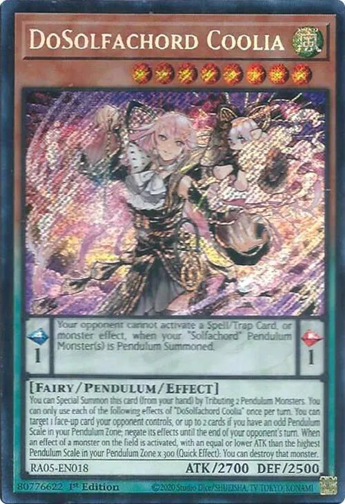DoSolfachord Coolia (Secret Rare) RA05-EN018 (Rarity Collection 5)