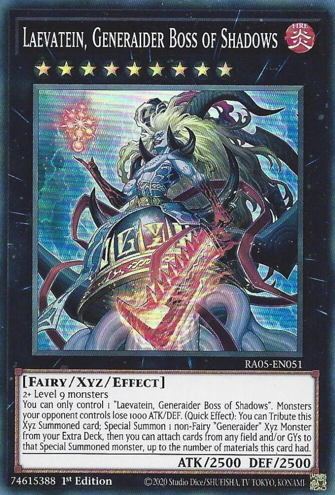 Laevatein, Generaider Boss of Shadows RA05-EN051 (Rarity Collection 5)