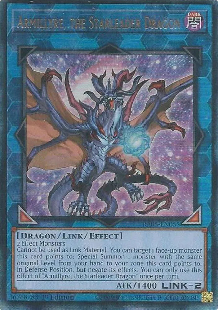 Armillyre, the Starleader Dragon (Ultimate Rare) RA05-EN055 (Rarity Collection 5)
