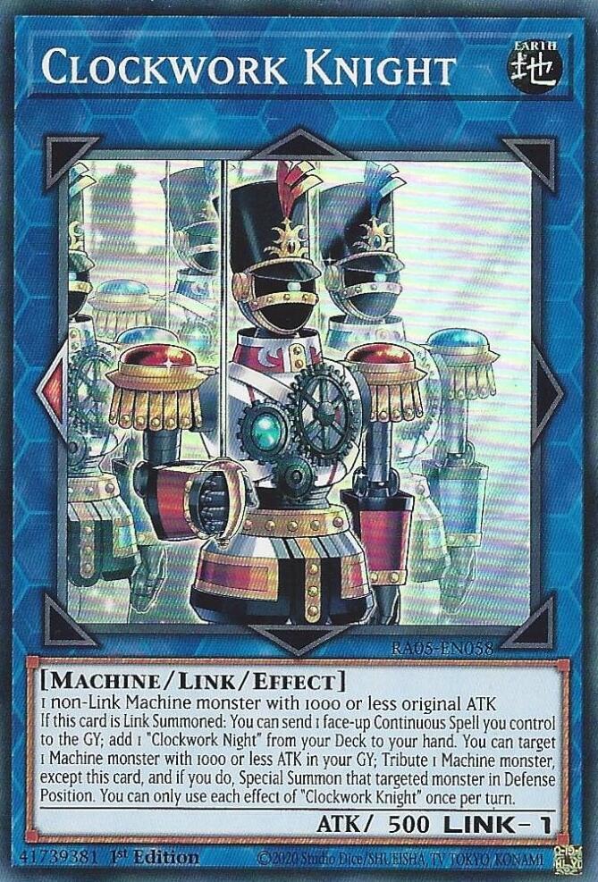 Clockwork Knight RA05-EN058 (Rarity Collection 5)