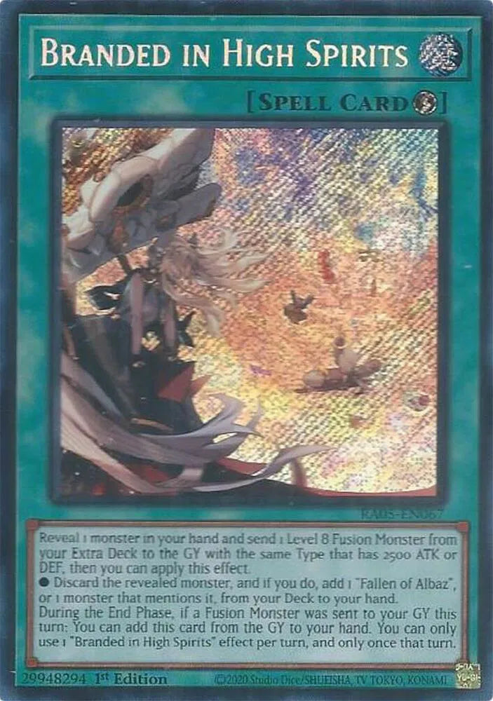 Branded in High Spirits (Secret Rare) RA05-EN067 (Rarity Collection 5)
