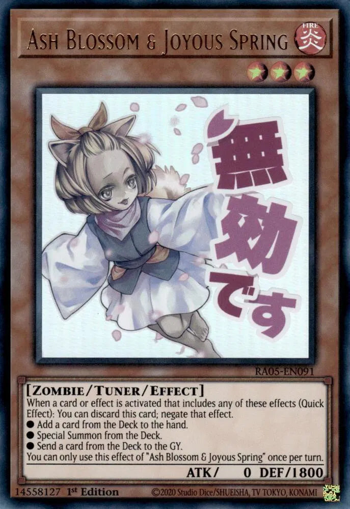 Ash Blossom & Joyous Spring RA05-EN091 (Rarity Collection 5)